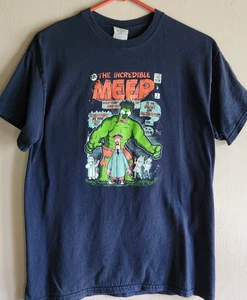 The Muppets Beaker Incredible Meep Hulk Comic Parody Mens Medium Graphic Tee - Picture 1 of 9