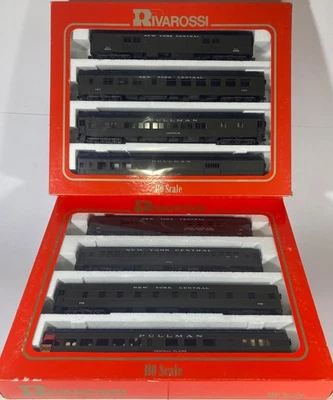 Rivarossi - HO - New York Central - Heavy Weight Cars - Full Set - Metal Wheels - Image 1 of 4