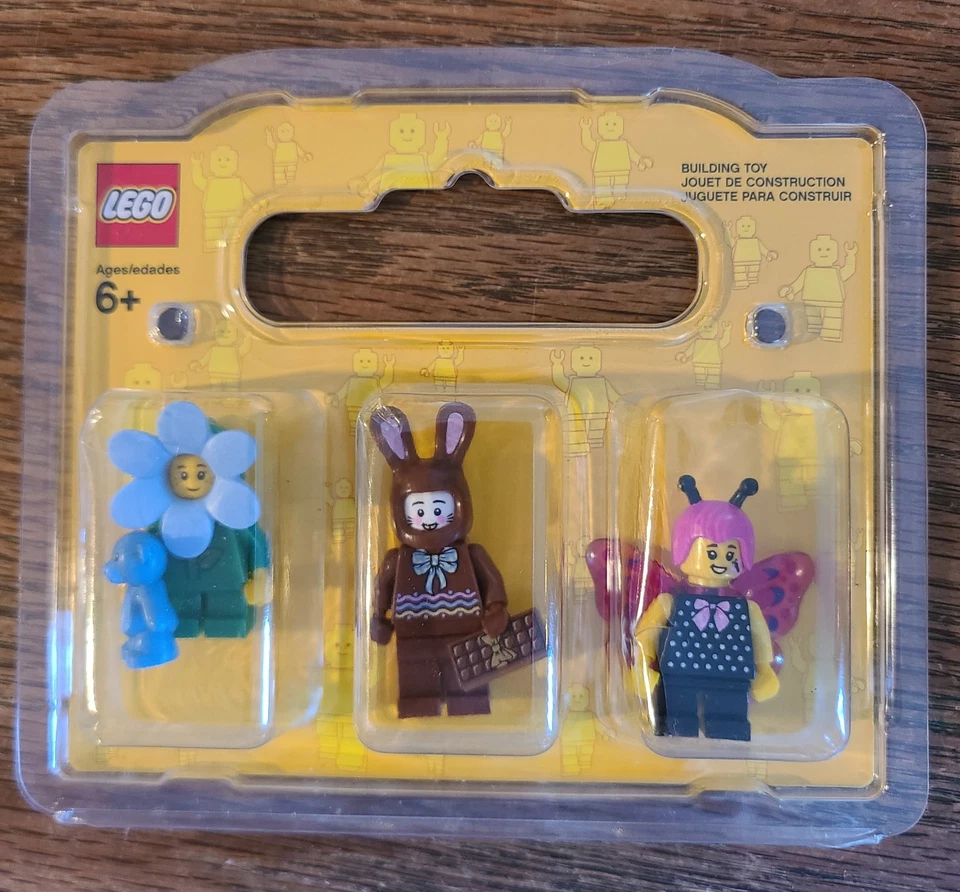 LEGO Chocolate Bunny Easter Rabbit Brown 3 X Minifigure 2020 Set