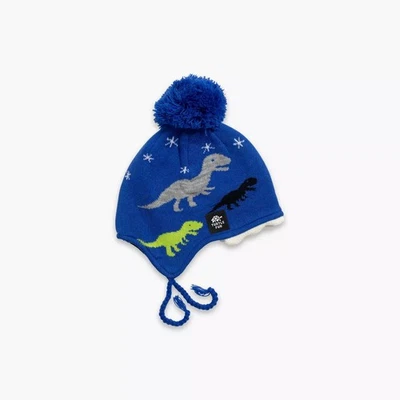 NUEVO Gorro de piel de tortuga Chomp Chomp dinosaurio azul talla pequeña Foto 1 de 3