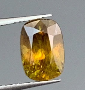 2.25ct sphene step coushion cut from pakistan - Picture 1 of 10