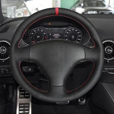 Red-Line Steering Wheel Leather Cover For Audi TT 2001 2002 2003 2004 2005 2006 - image 1 of 4