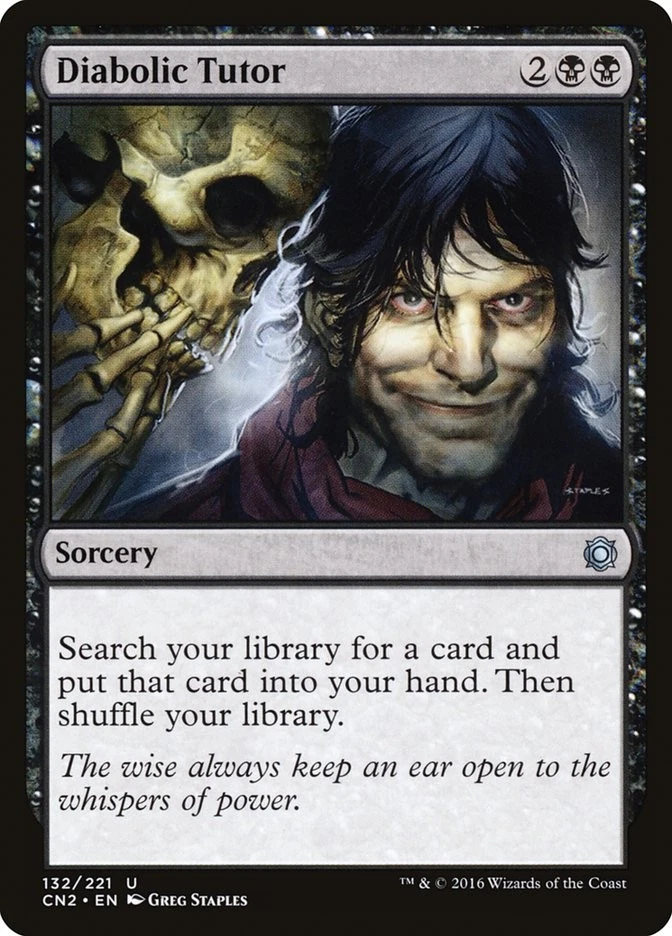 MTG Diabolic Tutor  - Conspiracy: Take the Crown #132 - Image 1 of 1