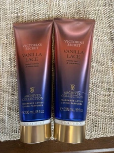 Victorias Secret Vanilla Lace Fragrance Body Lotion 8 oz Pack Of 2 - Picture 1 of 2