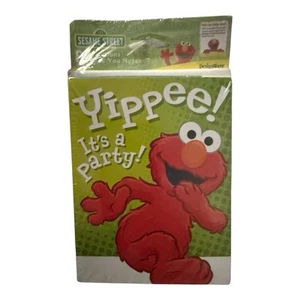 NEW Sesame Street Birthday Party Invitations Elmo & Big Bird - Picture 1 of 2