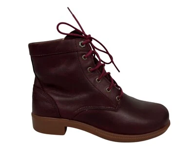 Kodiak Botines Mujer Talla US 7 Cuero Superior Impermeable 200 Thinsulate Rojo Foto 1 de 4