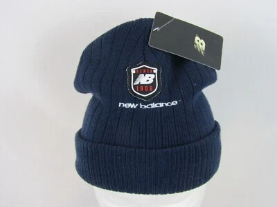 Gorro New Balance-Unisex Adulto-Azul Marino-Estilo SOMBRERO540-Tejido Acrílico-Logo Frontal-NUEVO CON ETIQUETAS Foto 1 de 4