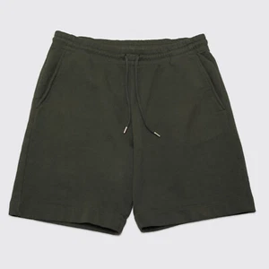 Dries Van Noten XL Men French Terry Cotton Sweatshorts Dark Green - Picture 1 of 4