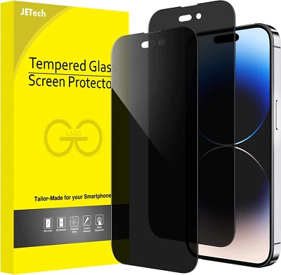 Privacy Full Coverage Screen Protector for iPhone 14 Pro Max 6.7-Inch Anti-Spy T - image 1 of 4