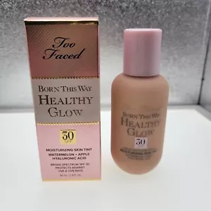 Too Faced VANILLA Born This Way Healthy Glow Moisturizing Skin Tint Foundation - Picture 1 of 7