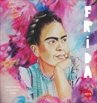 Heye Frida Kahlo Postkartenkalender 2026 Kunstkalender 23519