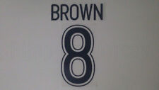 SCOTT BROWN #8 Celtic Home European Competition 2009-2013 Name Set