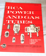 1959 ~ RCA ~ Catalog ~ Power & gas Tubes ~ Thyratrons Ignitrons Rectifier Tubes