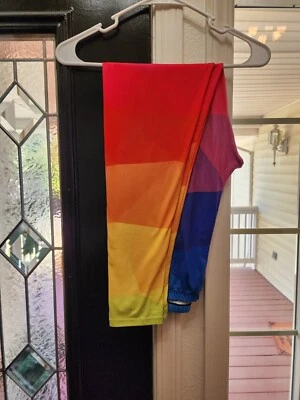 Leggings arco iris para mujer talla 12-24 Foto 1 de 2