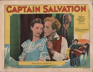 MARCELINE DAY & LARS HANSON in "Captain Salvation" - Original COLOR LOBBY CARD - Picture 1 of 1