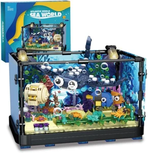 Fish Tank Building Set (875 Pcs) - Advanced Toy for Boys 8-12, Christmas Gift - Picture 1 of 12