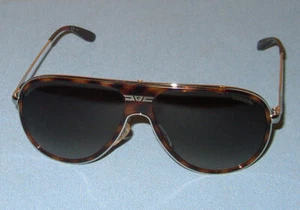 CARRERA 87S Mens Womens Unisex Aviator Sunglasses 8ENHA Tortoise **NEW + CASE** - Picture 1 of 13