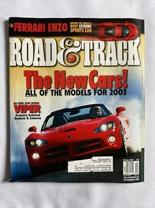 2002 October Road & Track Magazine Ferrari Enzo Formula One Fast (MH396) - Picture 1 of 3