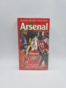 Arsenal - Season Review 2002 / 2003 (VHS, 2003) PAL - U Certificate - Free P&P  - Picture 1 of 14