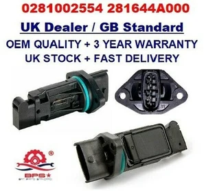 Luftmassenmesser Sensor 0281002554 281644A000 OEM für Hyundai Kia 2.5 2.9CRDi - Picture 1 of 5
