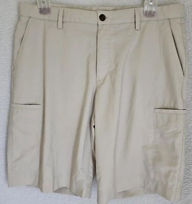 Adidas Mens Shorts Size 36 Tan - Image 1 of 4