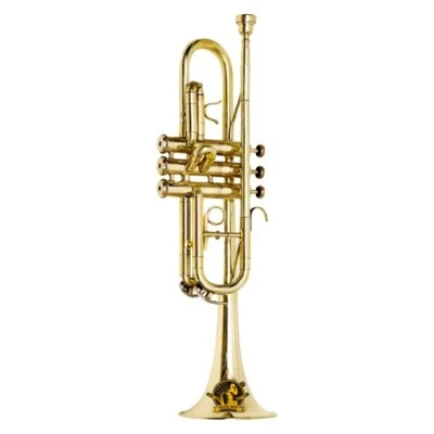 Trompeta de tono SOUND SAGA® C con todos los accesorios incluyendo boquilla y estuche. Foto 1 de 4