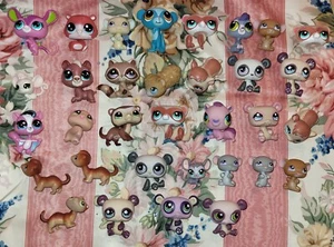 Lot Littlest Pet Shop figurines petshop european rare panda bear mousse furet - Photo 1/14