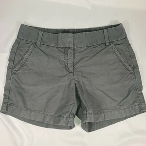 J Crew Shorts Damen Größe 2 Grün Chino - Bild 1 von 3