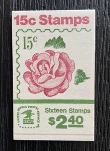 Scott #BK134 (1737a) 15¢ Rose Masterpiece Booklet of 16 Stamps Mint NH - Picture 1 of 3