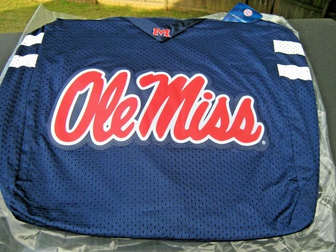 OLE MISS JERSEY PURSE/HANDBAG LARGE AWESOME LOOKING FREE U/S ONLY SHIPPING Cover