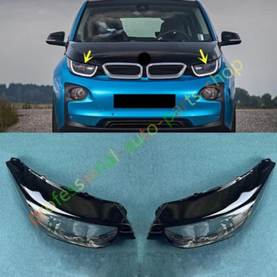 Cubierta transparente de lente de faros laterales + sellador para BMW i3 2014-2021 Foto 1 de 4