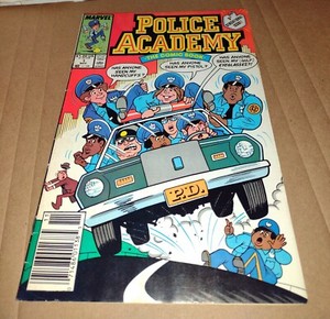 Police Academy the Comic Book Lot Of 3  #1,3,6 Marvel 1989 Comics