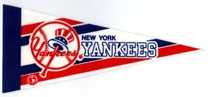 NEW YORK YANKEES~BASEBALL TEAM SOUVENIR~BRAND NEW MINI 9" MLB MINIATURE PENNANT - Picture 1 of 1