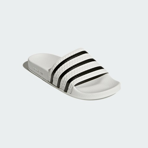 Adidas Originals ADILETTE SLIDE scarpa sandalo pantofole slip on piscina ~ uomo taglia 12 ~ NUOVO