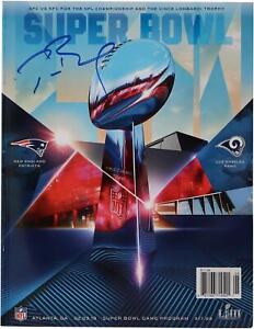 Tom Brady New England Patriots Signed Super Bowl LIII Game Program