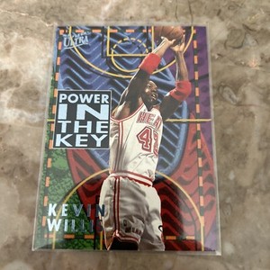 1994-95 Fleer Ultra Kevin Willis Power In The Key Insert #10 Miami Heat