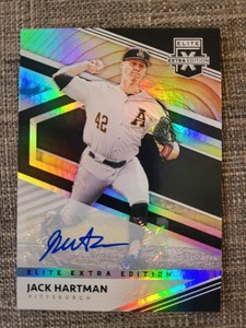 2020 Elite Extra Edition Jack Hartman Auto Autograph - Pittsburgh Pirates