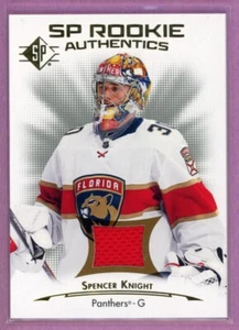 2021 21-22 SP BASE ROOKIE AUTHENTICS JERSEY PANTHERS SPENCER KNIGHT #110 - Picture 1 of 1