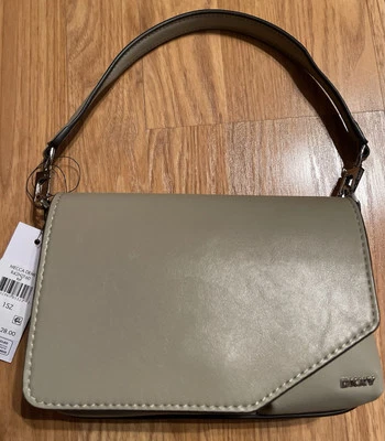 ❤️BOLSO DE MANO MONEDERO DKNY MECCA DEMI R43HZF60 COLOR TOPO NUEVO CON ETIQUETAS Foto 1 de 4