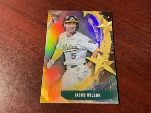 Jacob Wilson 2025 Topps Series 2 Stars Of MLB #SMLB-31 Oakland Athletics - Bild 1 von 2