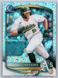 Mini refractor de diamante Bowman #BCP-114 2025 Nick Kurtz Chrome Prospects - Imagen 1 de 2