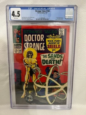 Marvel Comics Strange Tales #158 CGC 4.5 W 1st full ap of the Living Tribunal - Image 1 of 2