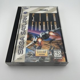 Star Fighter (Sega Saturn, 1996) CIB Complete Reg Insert