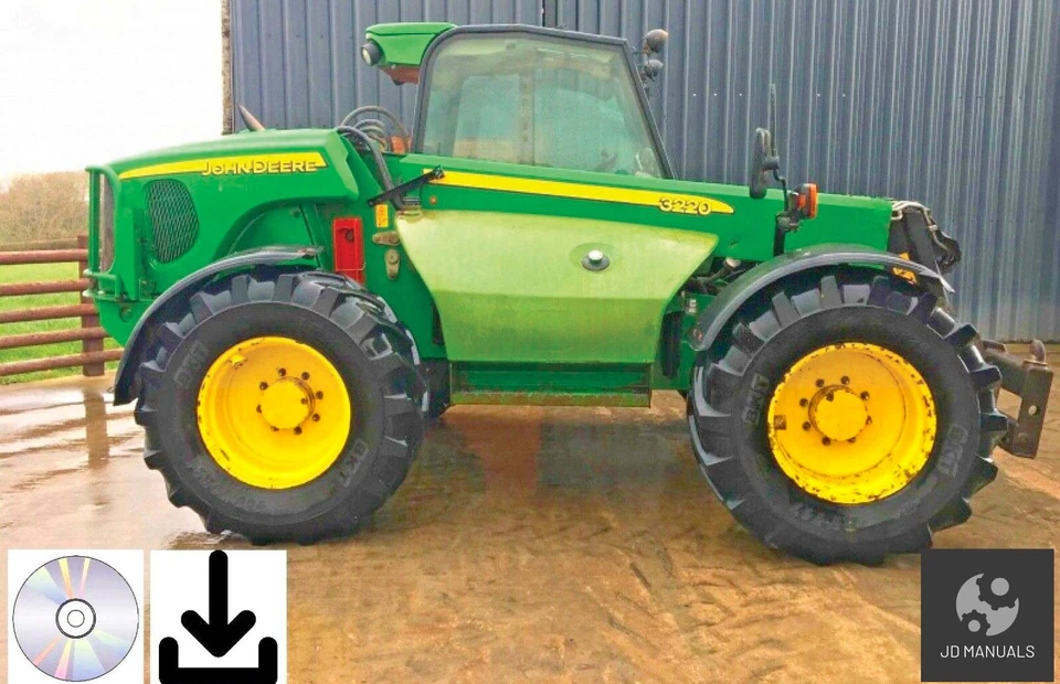 John Deere 3215, 3415, 3220, 3420 Telehandler Service Repair & Workshop Manual.  - Image 1 of 1