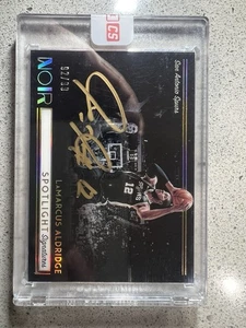 2018 Noir Spotlight Signatures LaMarcus Aldridge #/99 On Card GOLD INK AUTO SSP - Picture 1 of 2