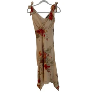 Dress Sz S Vintage 90's Y2K Fairycore Whimsical Romantic Babydoll Midi Asymetric - Picture 1 of 16