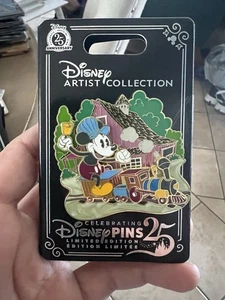 2025 Disney Parks Artist Collection Alex Maher Classic Mickey Train Pin LE 2000 - Picture 1 of 1