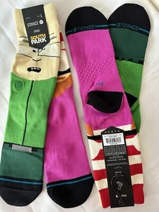 2 PAIR STANCE CASUAL SOCKS SOUTH PARK - MR GARRISON - SIZE L, NWT - Picture 1 of 10