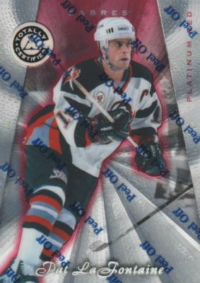 1997-98 Pinnacle Totally Certified Platinum Red #80 Pat Lafontaine /6199 SP - Image 1 of 2