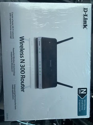 Brand New Factory sealed D-Link DIR-615 300 Mbps 4-Port 10/100 Wireless N Router - Image 1 of 2